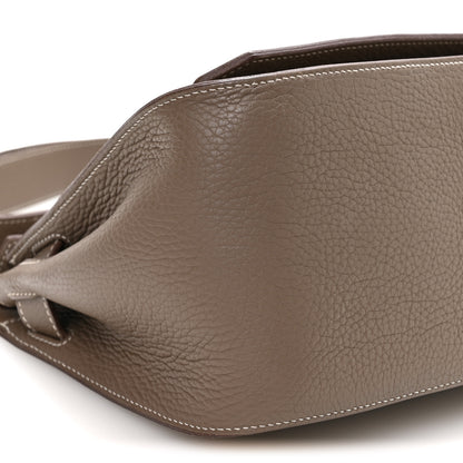 Hermes Taurillon Clemence Jypsiere 28 Etoupe 9 of 10
