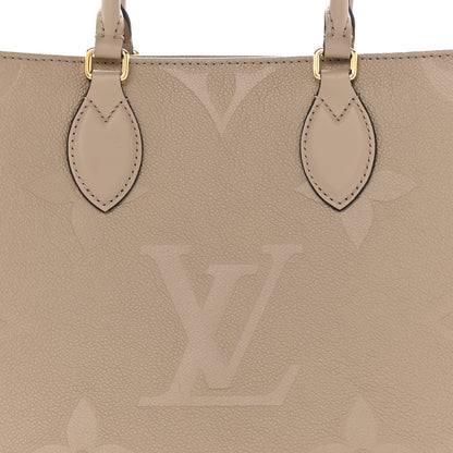 Louis Vuitton Empreinte Monogram Giant Onthego MM Tourterelle 8 of 10