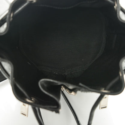 Saint Laurent Calfskin Small Rider Bucket Bag Black 5 of 6