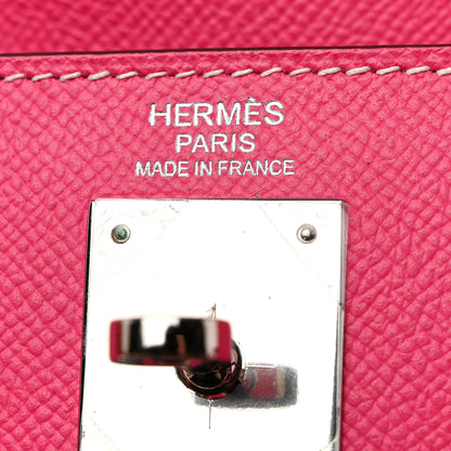 Hermes Epsom Kelly Sellier 32 Rose Tyrien 6 of 11