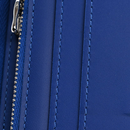 Louis Vuitton Taurillon Illusion Zippy Vertical Wallet Bleu Rose 7 of 11