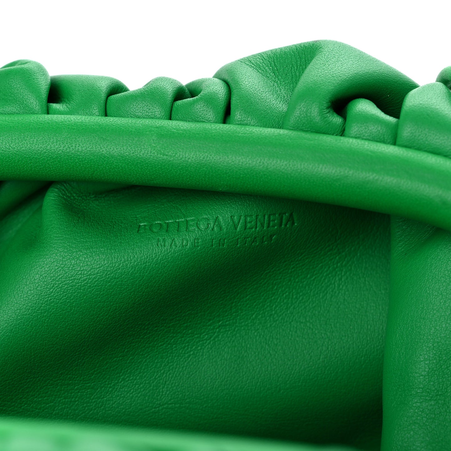 Butter Calfskin The Mini Pouch Parakeet
