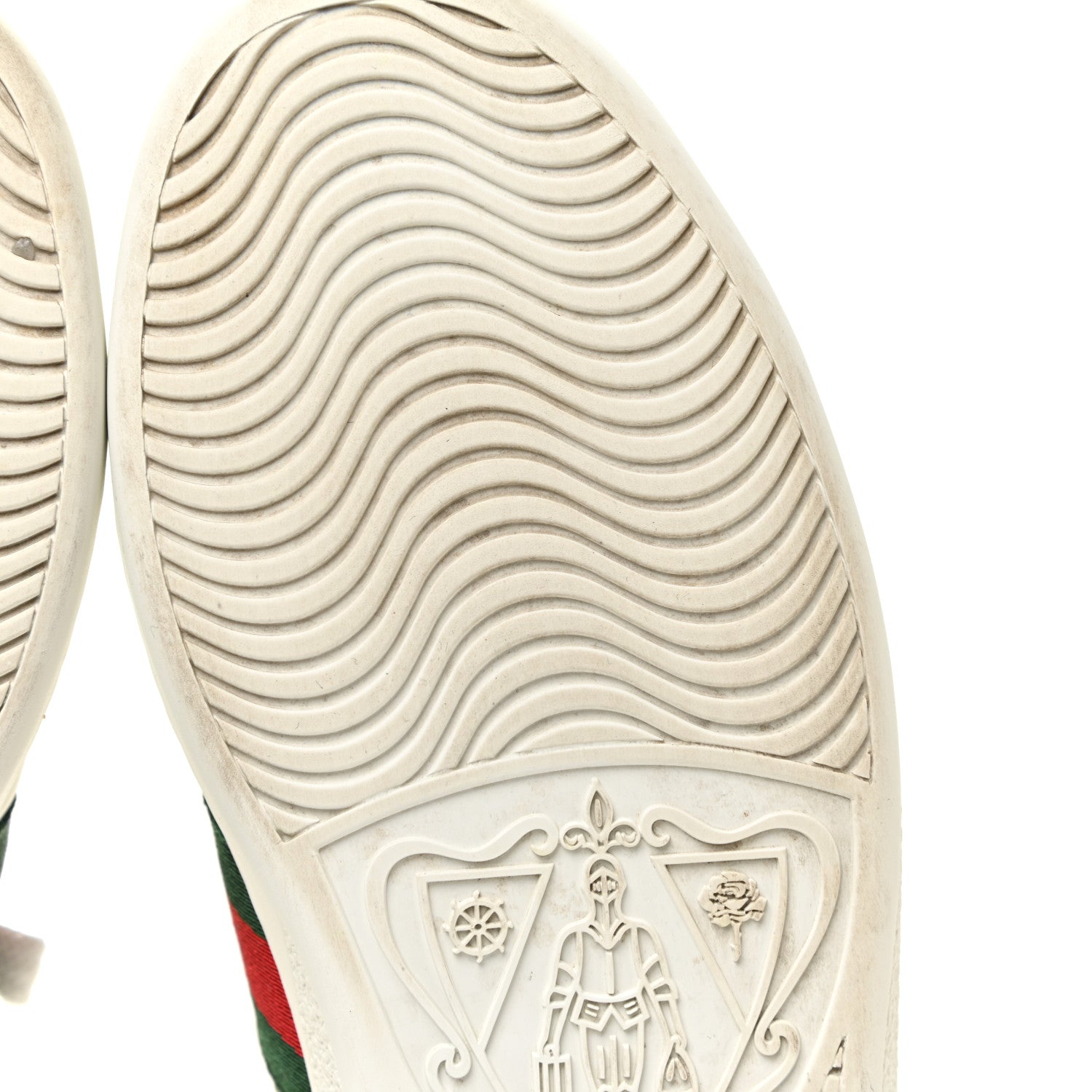 Gucci Calfskin Web Pearl Studded Womens Ace Sneakers 35 White 8 of 16