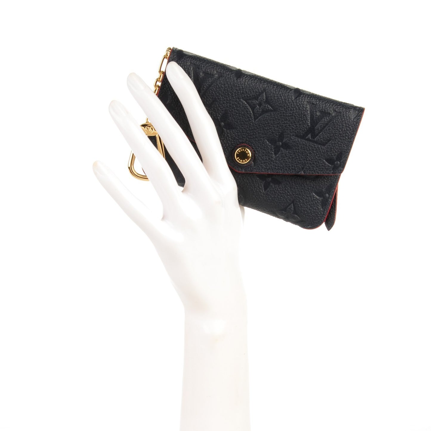 Empreinte Key Pouch Marine Rouge