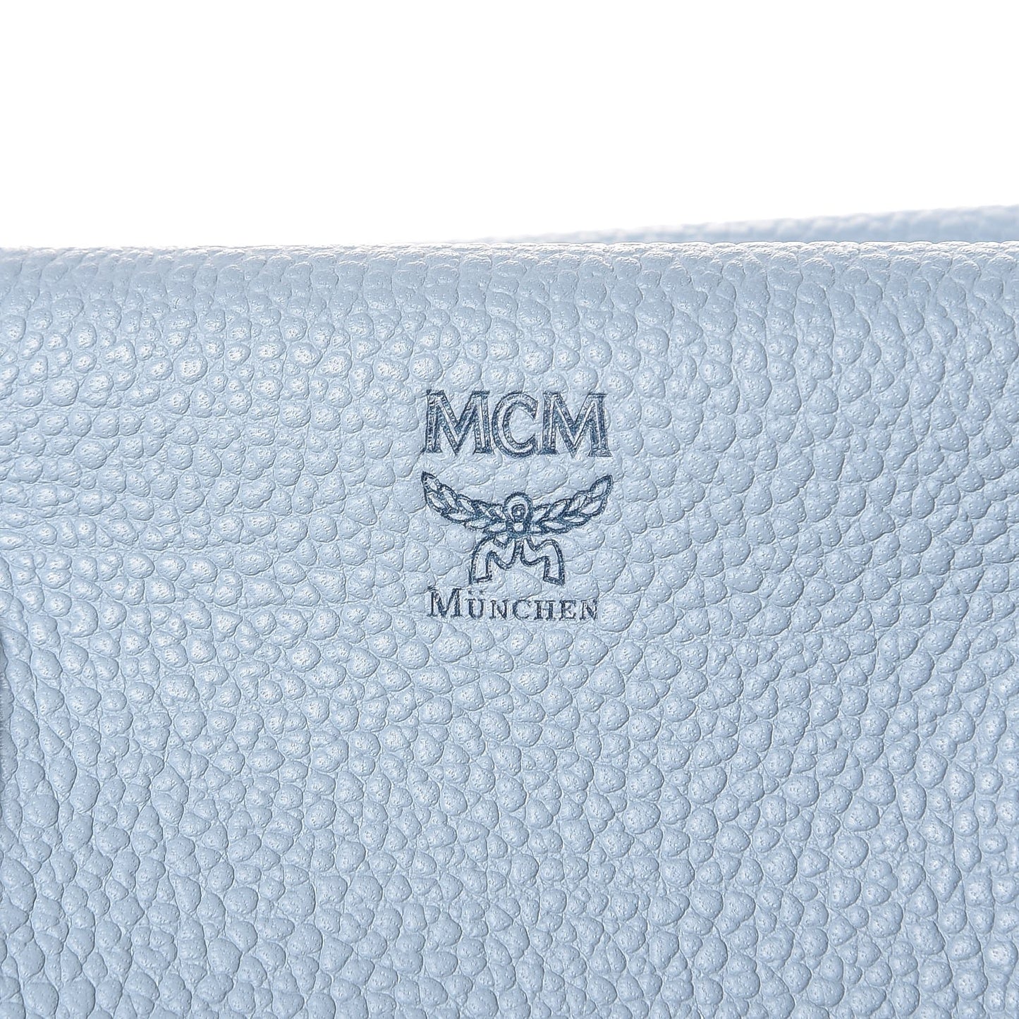 Grained Calfskin Medium Milla Tote Sky Blue