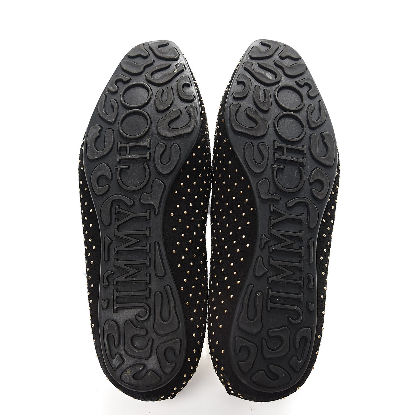 Suede Studded Wheel Weekend Slipper 39 Black