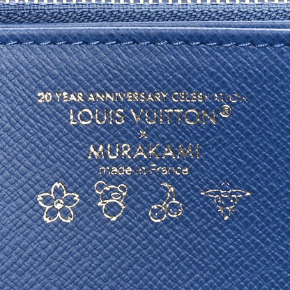 Louis Vuitton LV X TM Monogram Denim Cerises Zippy Wallet Blue 6 of 9