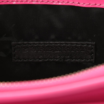 Burberry Patent Bridle Calfskin Parmoor Clutch Bag Pink 6 of 11