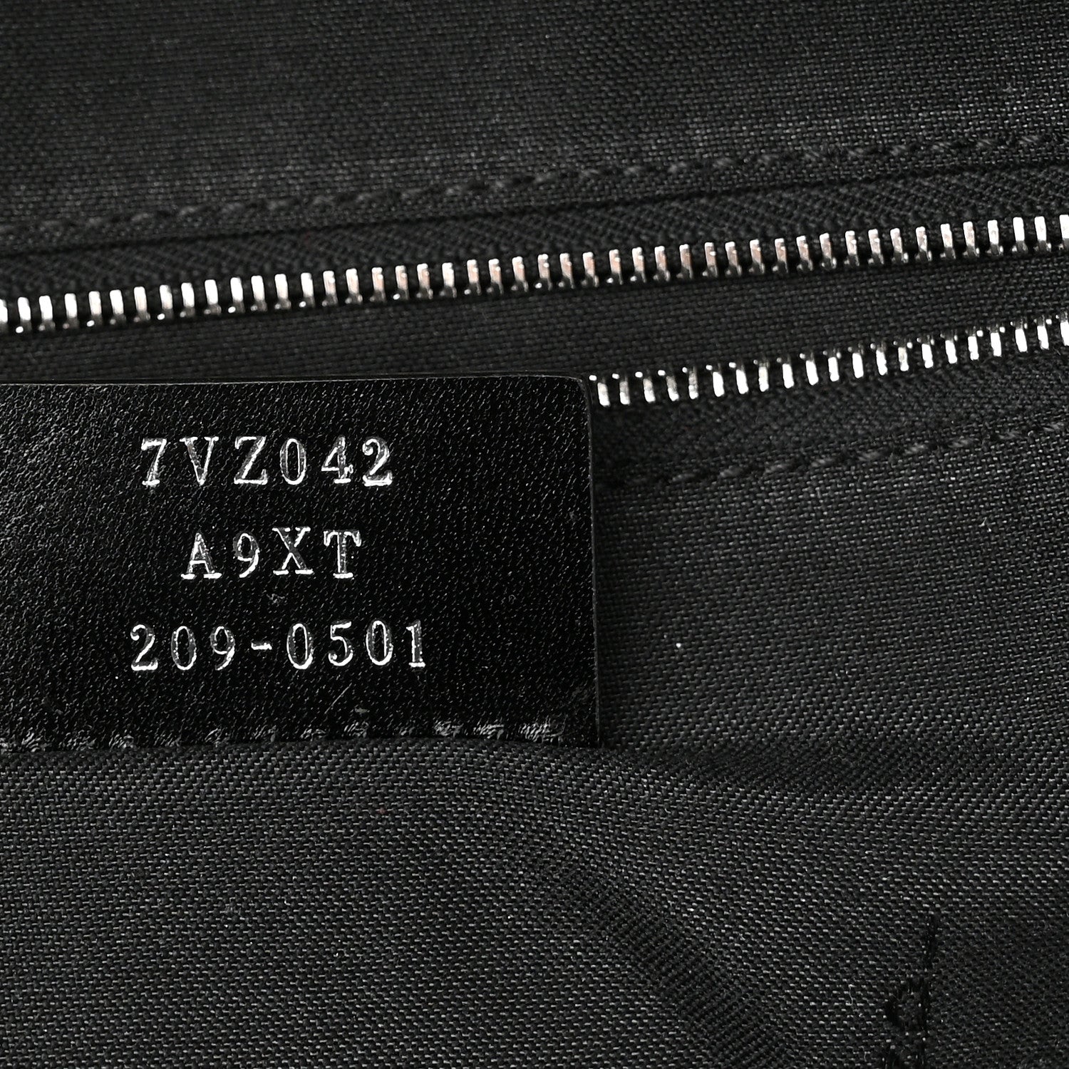 Fendi Glazed Fabric Nylon FF 1974 Diagonal Pouch Pocket Backpack Black Sunflower 7 of 10