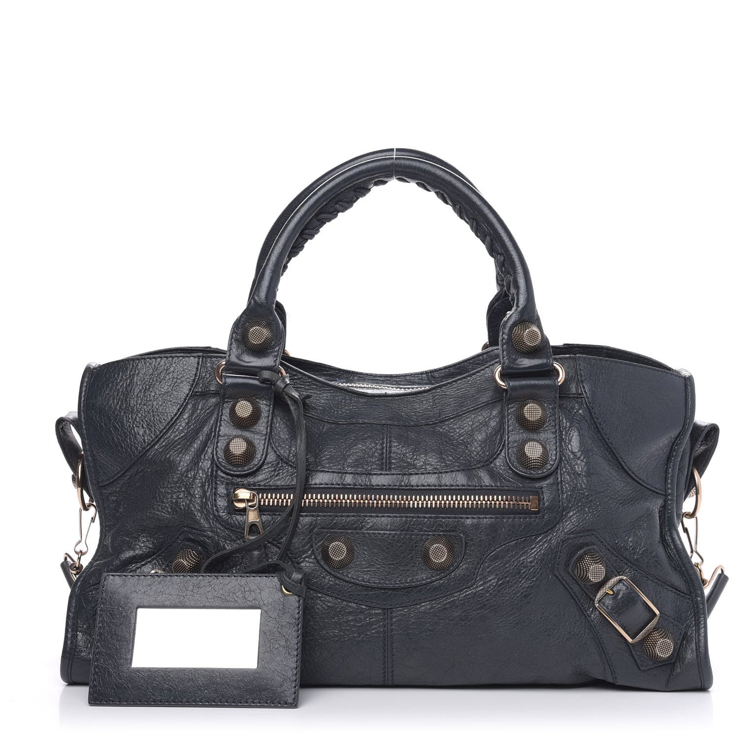Agneau Giant 21 Rose Gold Hardware Part Time Anthracite