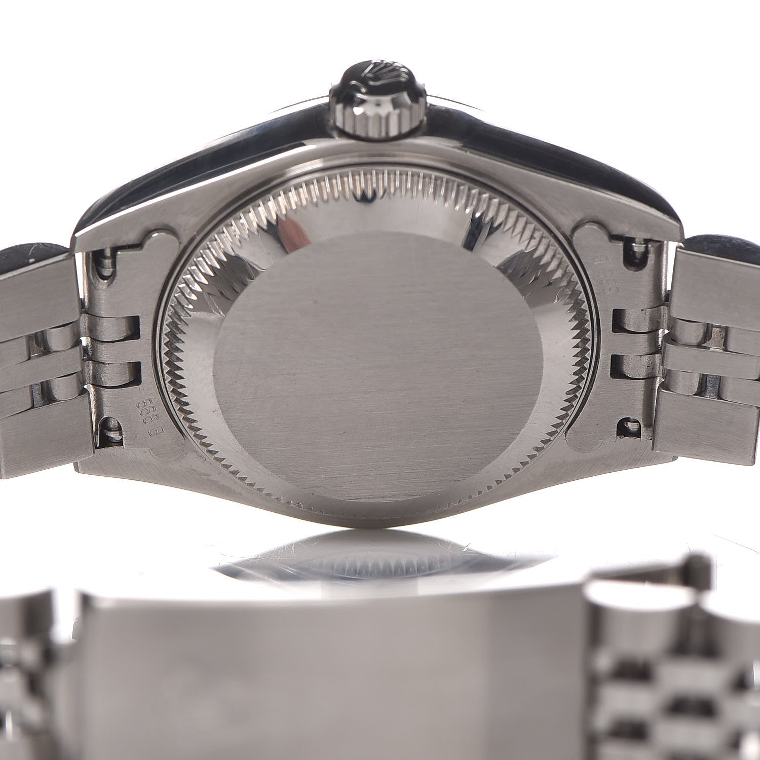 Rolex Stainless Steel 18K White Gold 26mm Oyster Perpetual Datejust Watch Silver 79174 5 of 8