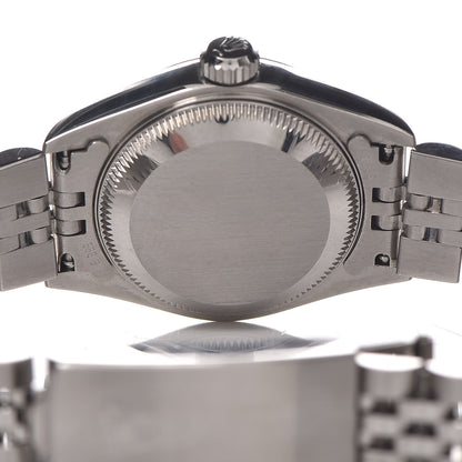 Rolex Stainless Steel 18K White Gold 26mm Oyster Perpetual Datejust Watch Silver 79174 5 of 8