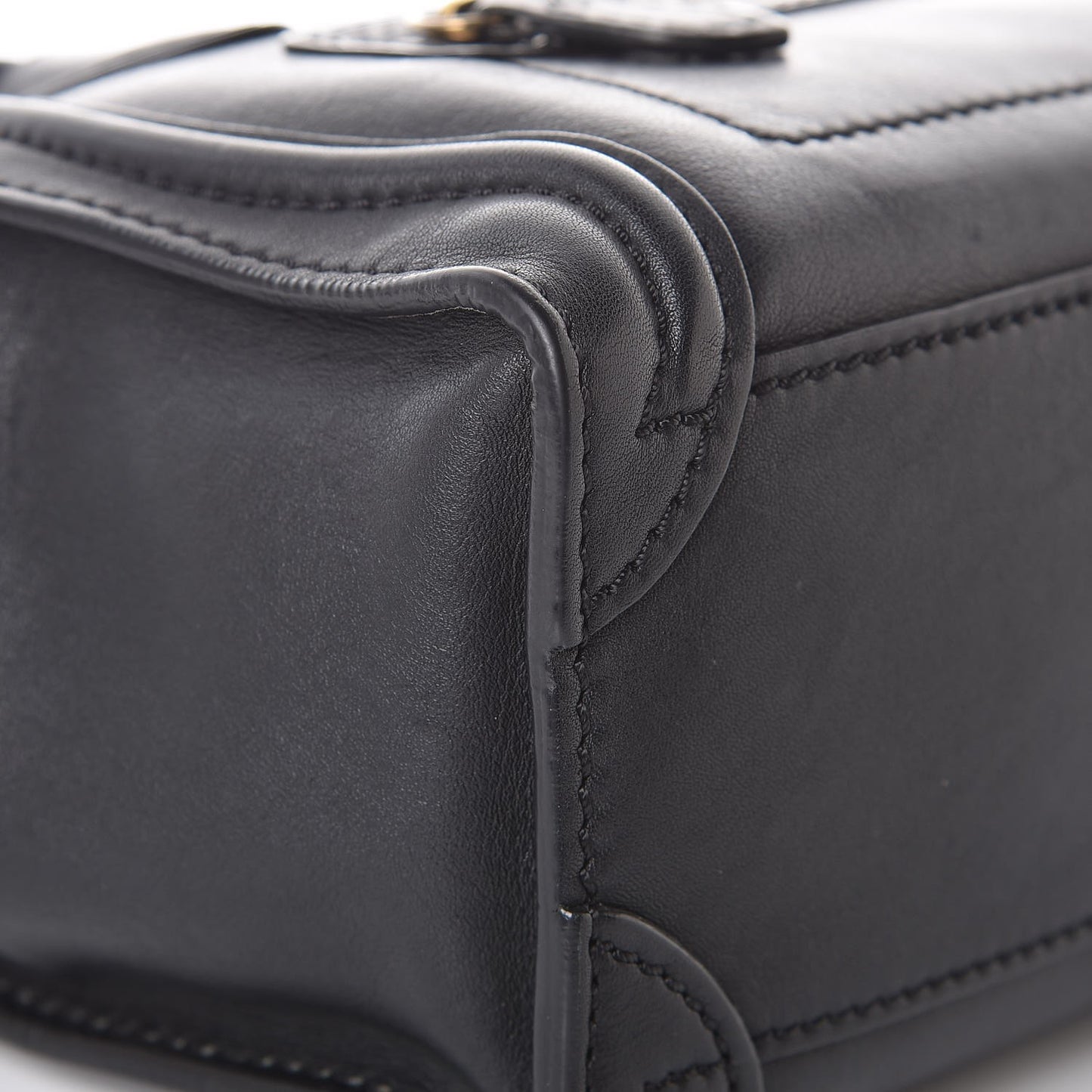 Smooth Calfskin Nano Luggage Black