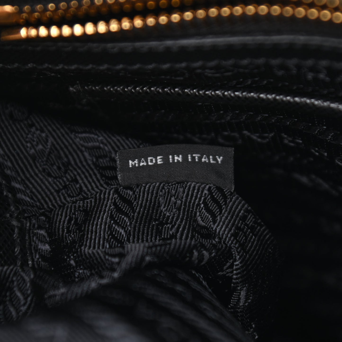 Tessuto Nylon Saffiano Tote Black