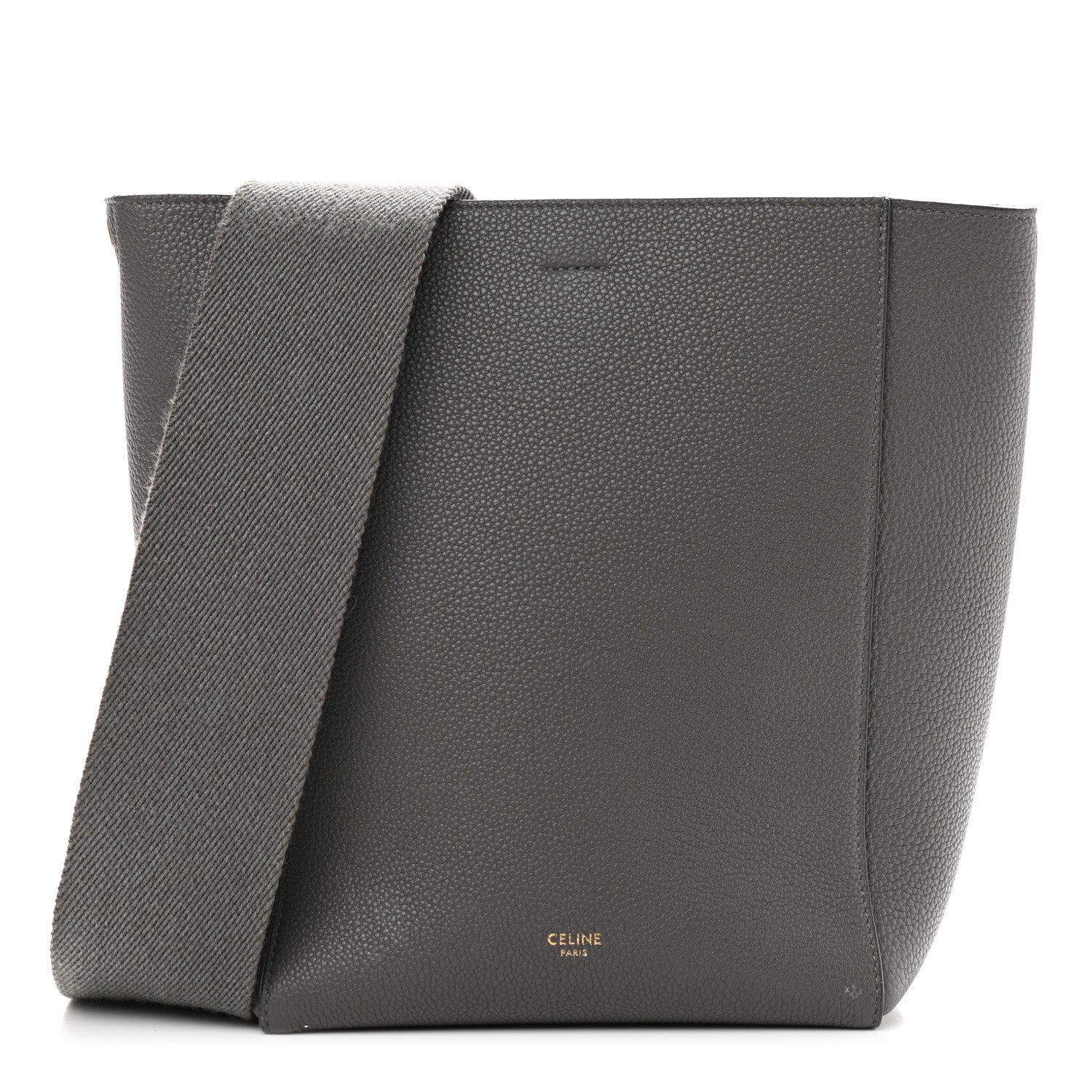 Celine Soft Grained Calfskin Small Sangle Bucket Bag Grey 1 of 22