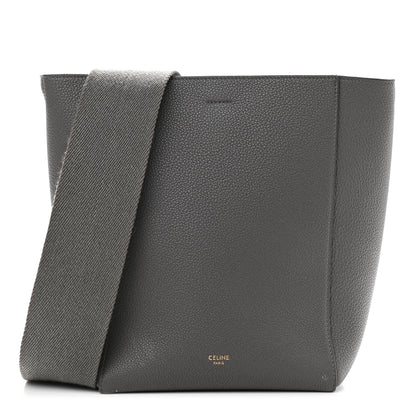 Celine Soft Grained Calfskin Small Sangle Bucket Bag Grey 1 of 22