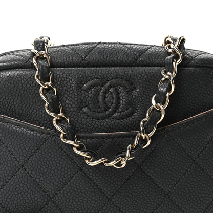 Chanel Iridescent Caviar Quilted Mini Coco Tassel Camera Case Black Black 8 of 10