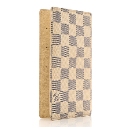 Louis Vuitton Damier Azur Checkbook Cover Wallet 3 of 9