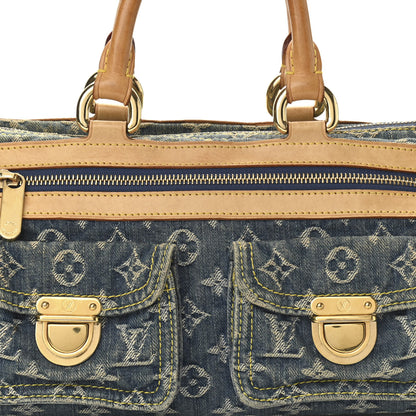 Louis Vuitton Monogram Denim Neo Speedy Blue 6 of 12