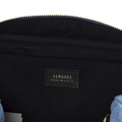 Versace Denim Barocco Printed Icon Camera Bag Dusk Blue Multicolor 8 of 9
