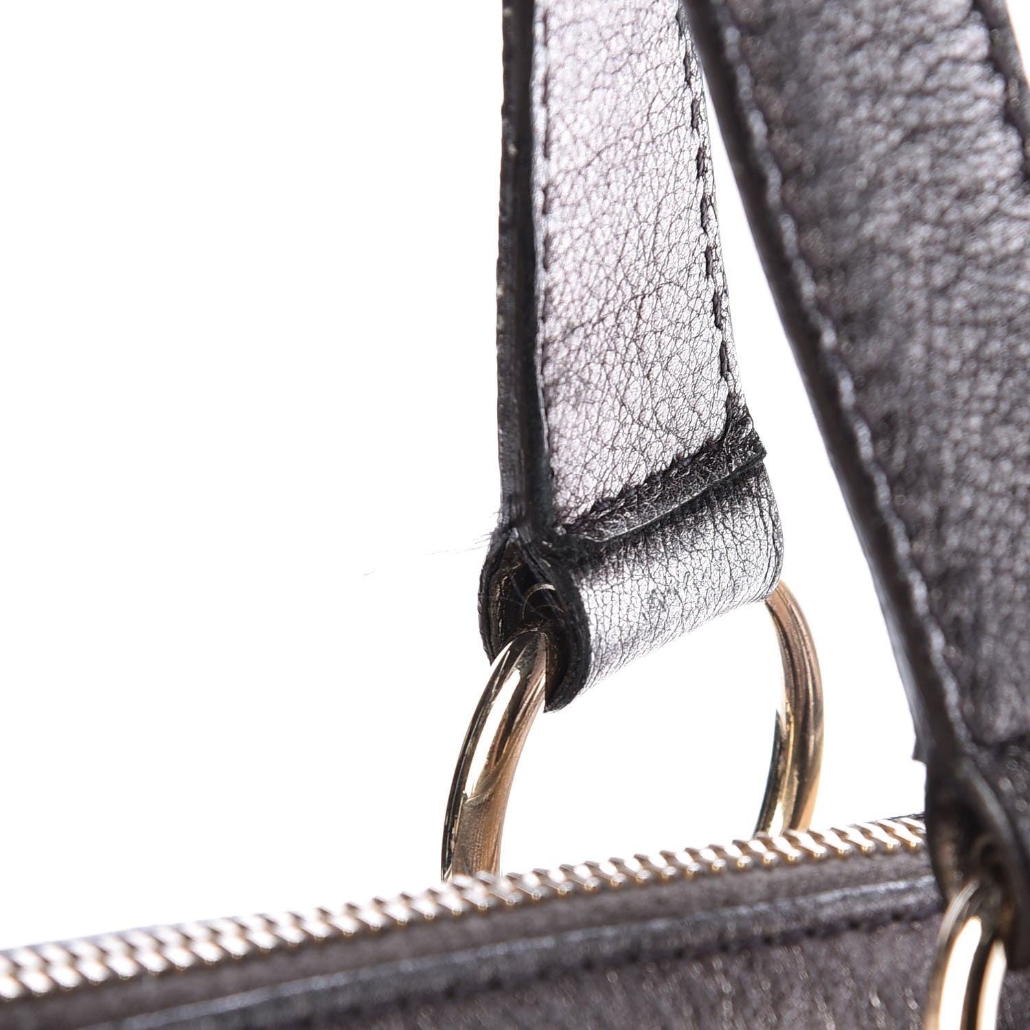 Saint Laurent Metallic Calfskin Large Muse Silver 9 of 15