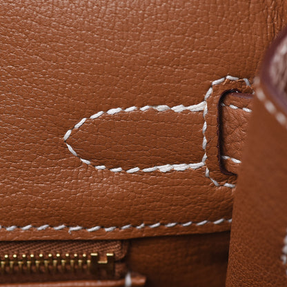 Hermes Togo Birkin 25 Gold 12 of 30