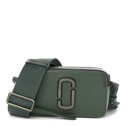 Marc Jacobs Saffiano Small Snapshot Camera Bag Olive Green 1 of 12