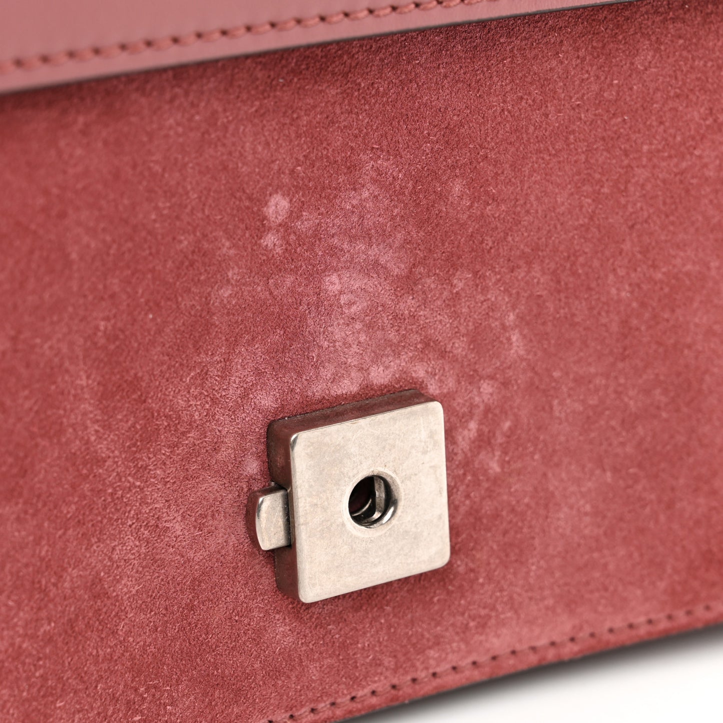 Suede Cudu Vitello Velvet Dionysus Shoulder Bag Dry Rose