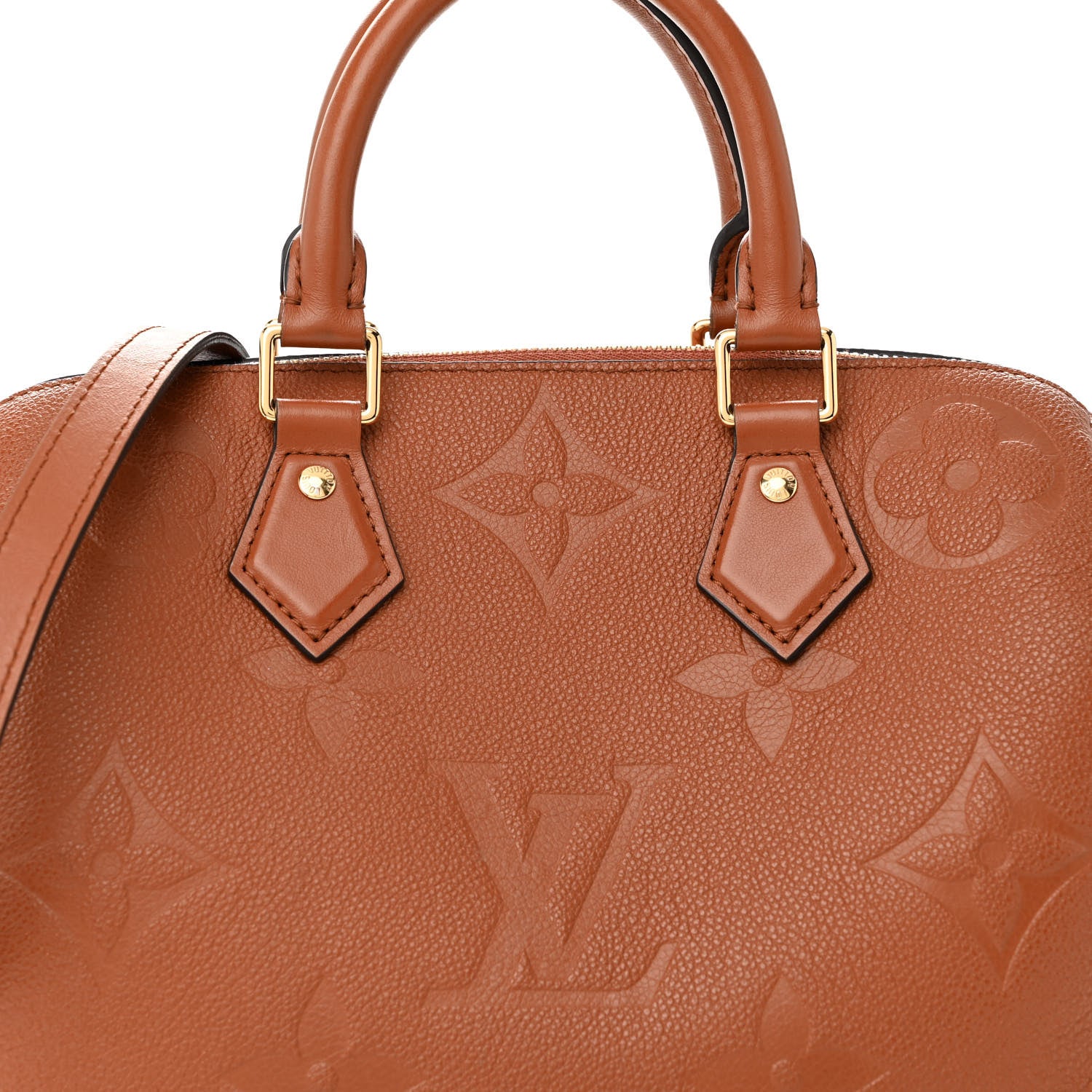 Louis Vuitton Empreinte Monogram Giant Speedy Bandouliere 25 Cognac 7 of 12