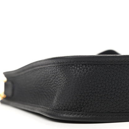 Hermes Taurillon Clemence Evelyne TPM Black 8 of 9