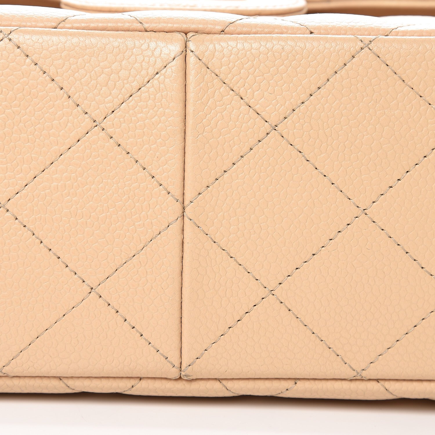 Chanel Caviar Quilted Jumbo Double Flap Beige Clair 12 of 14