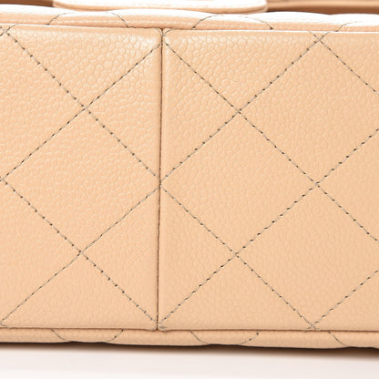Chanel Caviar Quilted Jumbo Double Flap Beige Clair 12 of 14