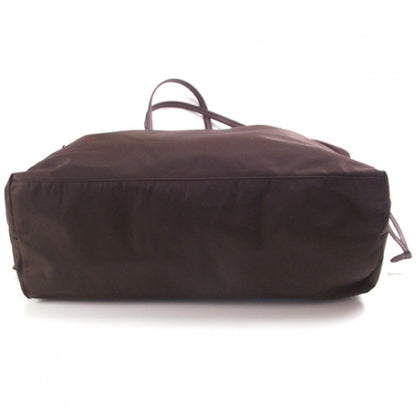 Prada Nylon Large Shopping Tote Brown 4 of 11