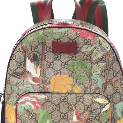 Gucci GG Supreme Monogram Tian Web Small Day Backpack Beige Multicolor Red 18 of 18