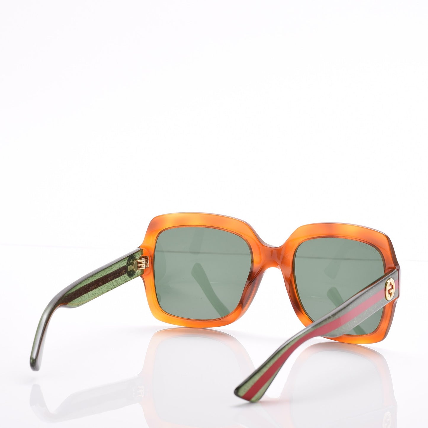 Oversize Square Web GG 0036S Havana