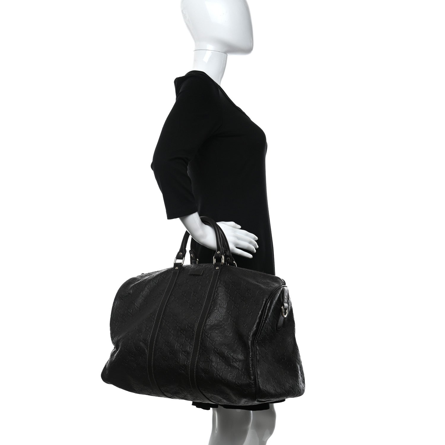 Gucci Guccissima Large Joy Boston Brown 2 of 13