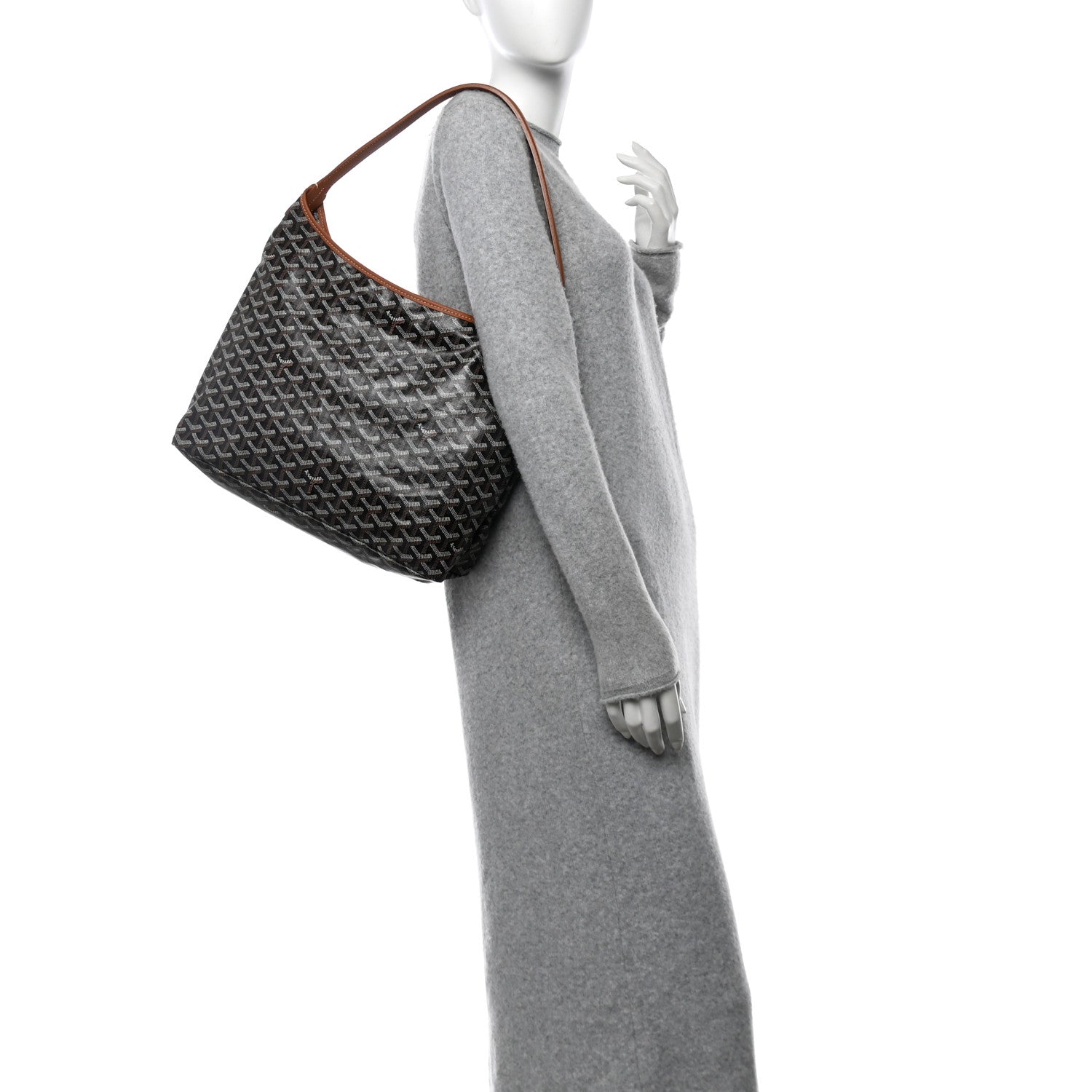 Goyard Goyardine Boheme Hobo Black Gold 2 of 11