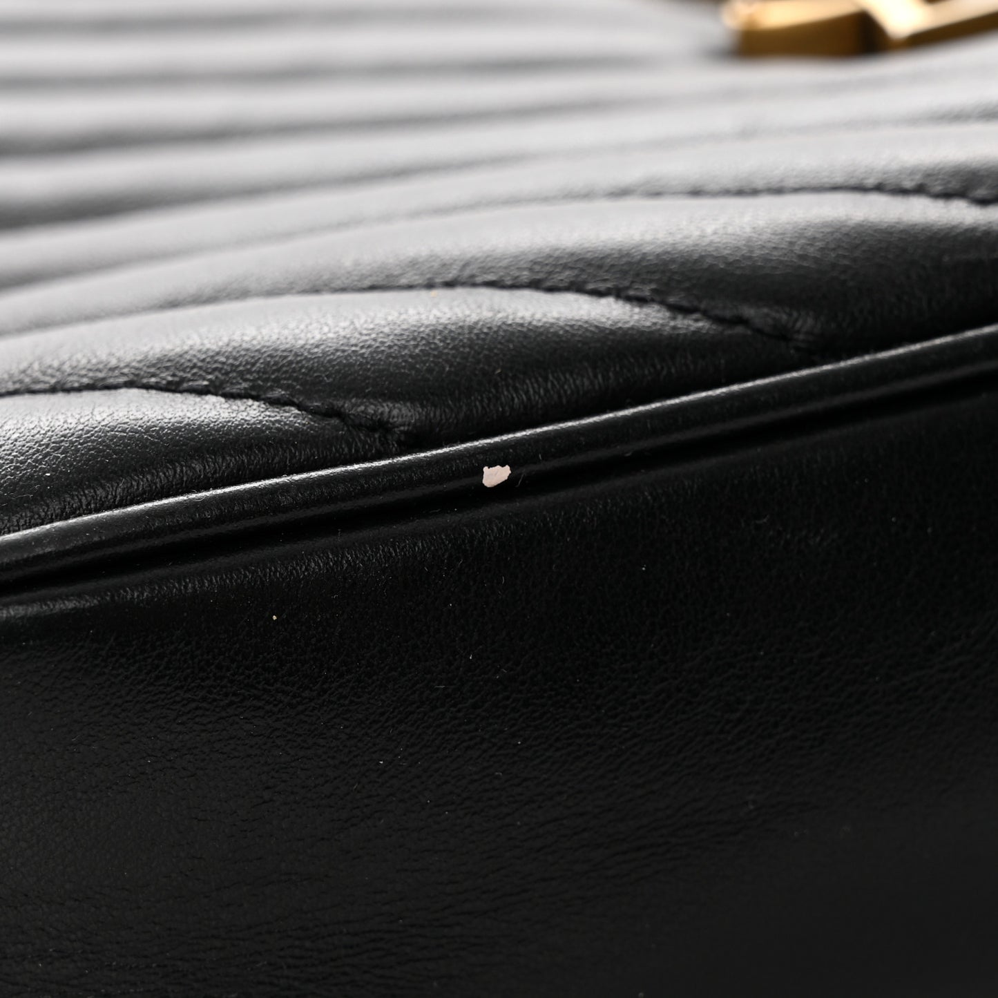 Calfskin Matelasse Monogram Lou Camera Bag Black