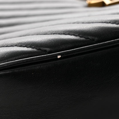 Saint Laurent Calfskin Matelasse Monogram Lou Camera Bag Black 16 of 25
