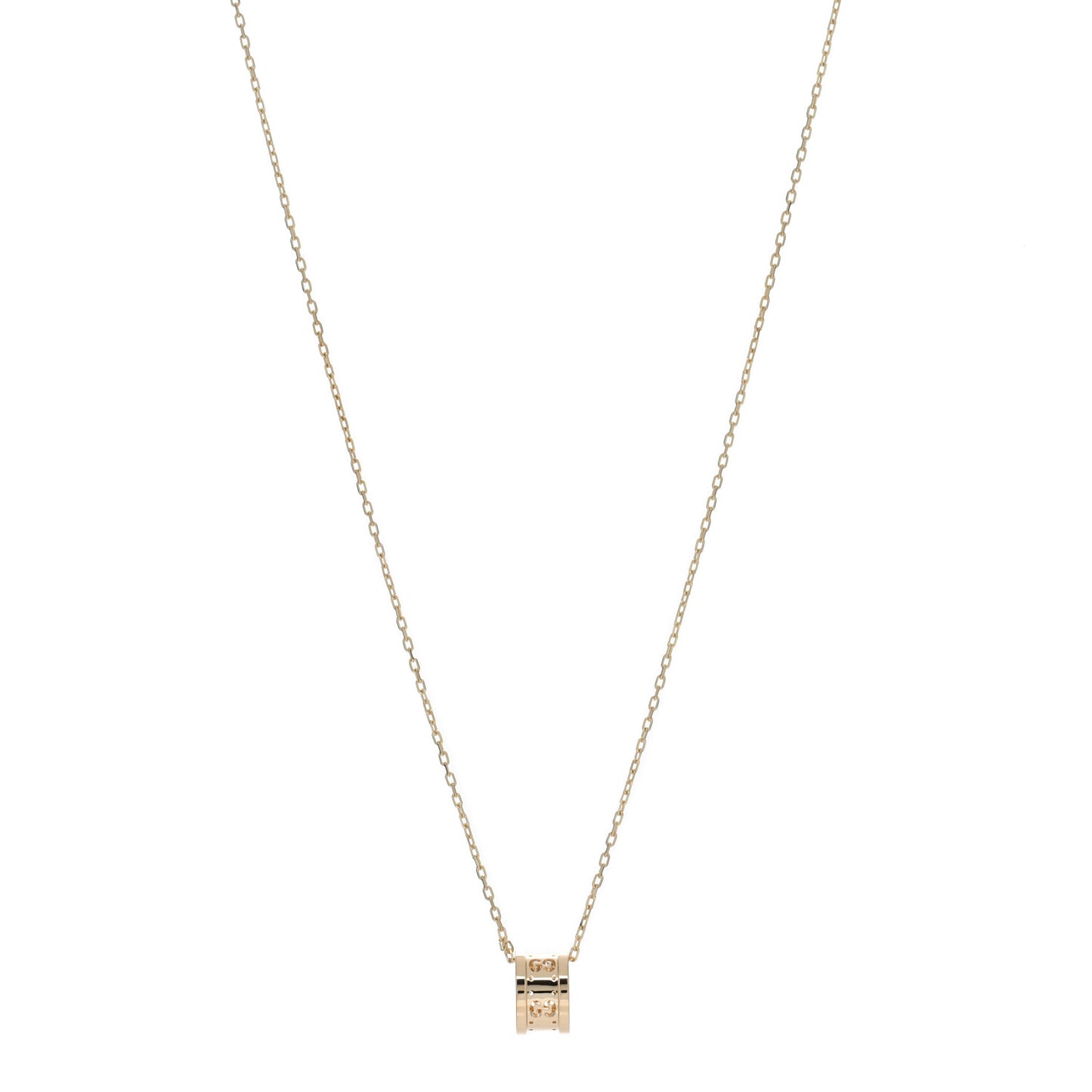 18K Yellow Gold Icon Twirl Necklace