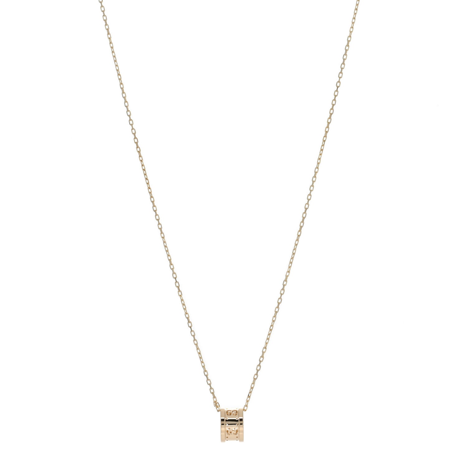 Gucci 18K Yellow Gold Icon Twirl Necklace 1 of 4