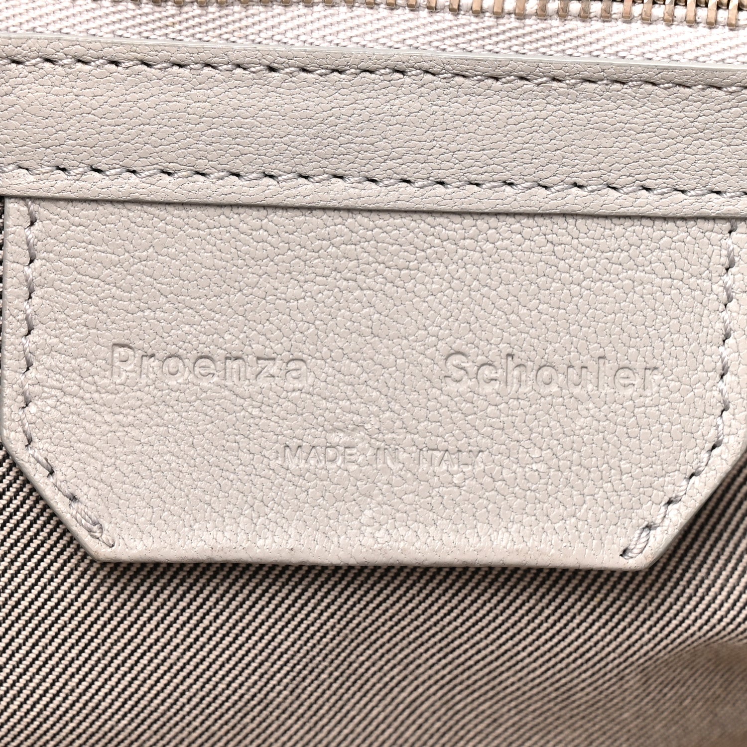 Proenza Schouler Lambskin PS1 Satchel Fog 6 of 16