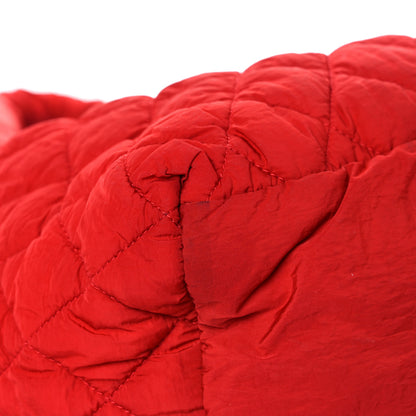 Chanel Nylon Quilted Medium Coco Cocoon Tote Red 8 of 17