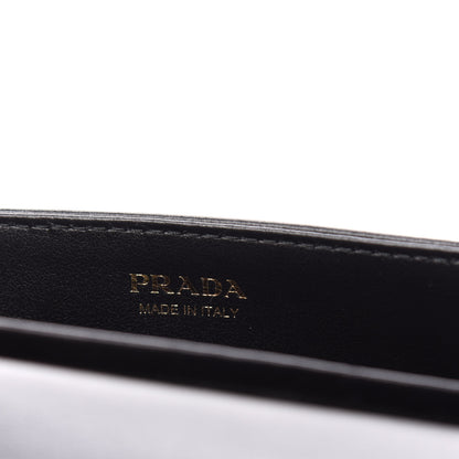 Prada Satin Cahier Chain Wallet Black 6 of 10