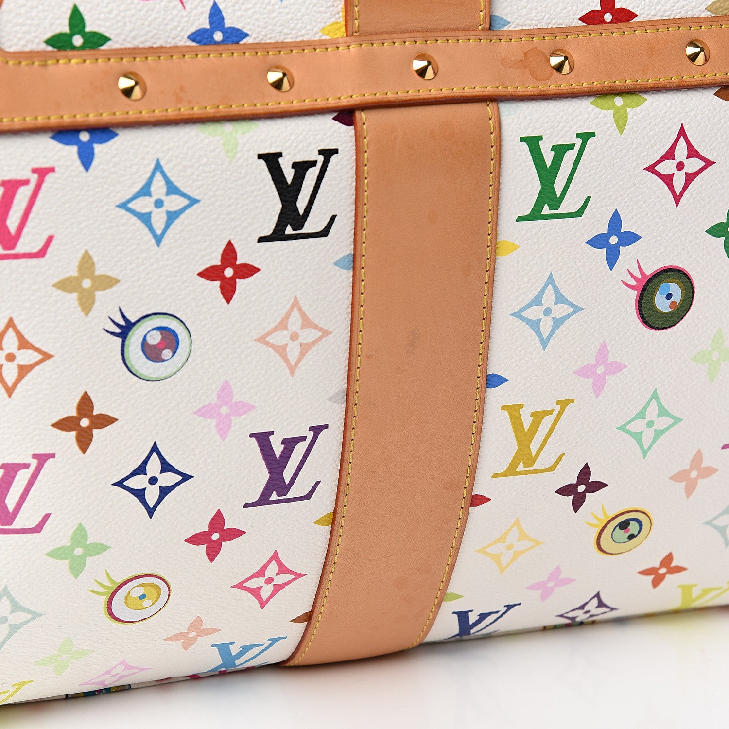 Louis Vuitton Monogram Multicolor Murakami Eye Love You White 13 of 14