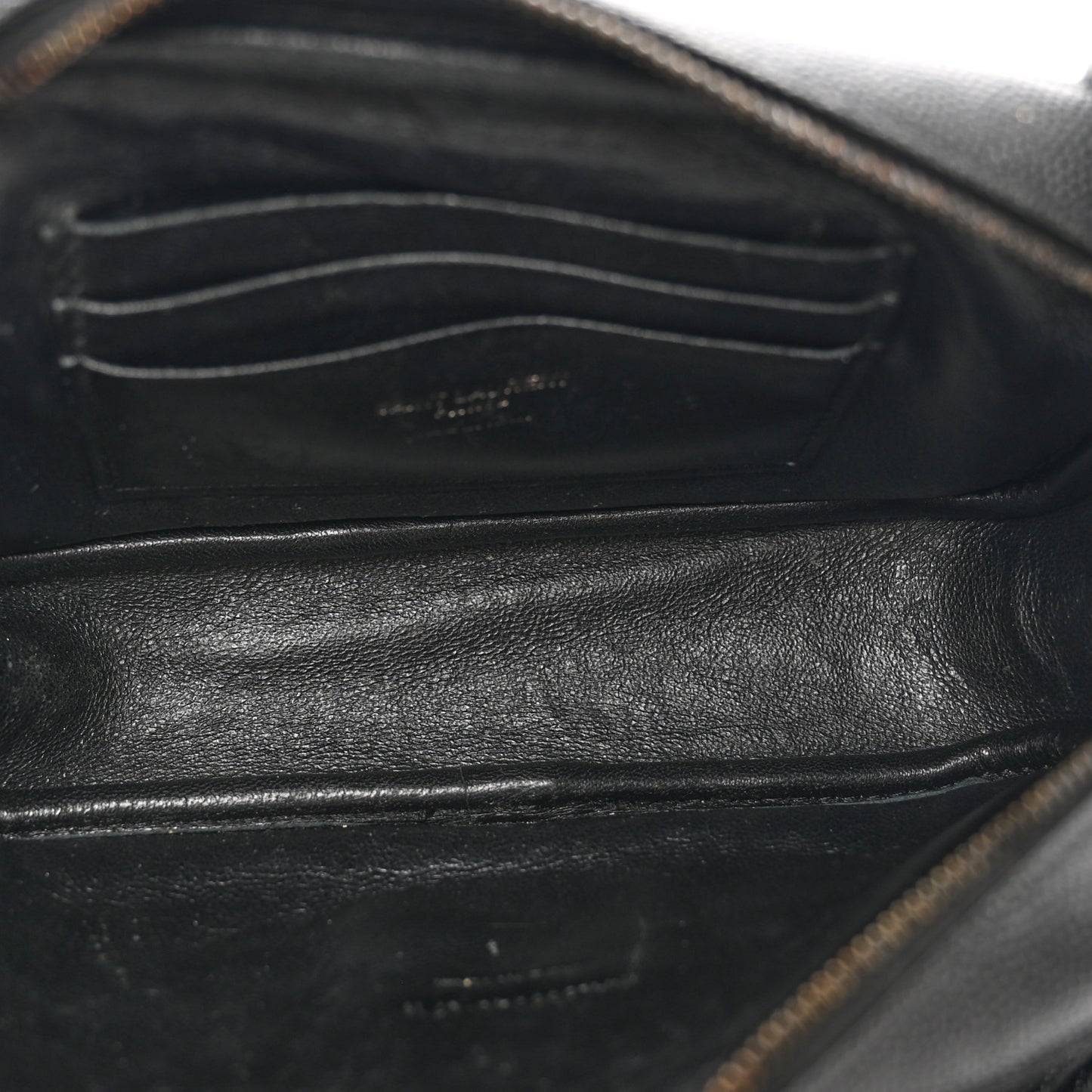 Grain De Poudre Matelasse Monochrome Monogram Mini Lou Camera Bag Black