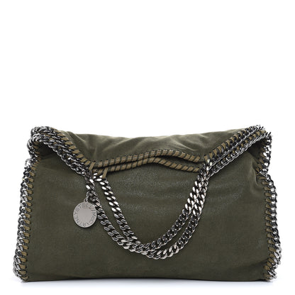 Stella McCartney Shaggy Deer Falabella Fold Over Tote Olive 1 of 9