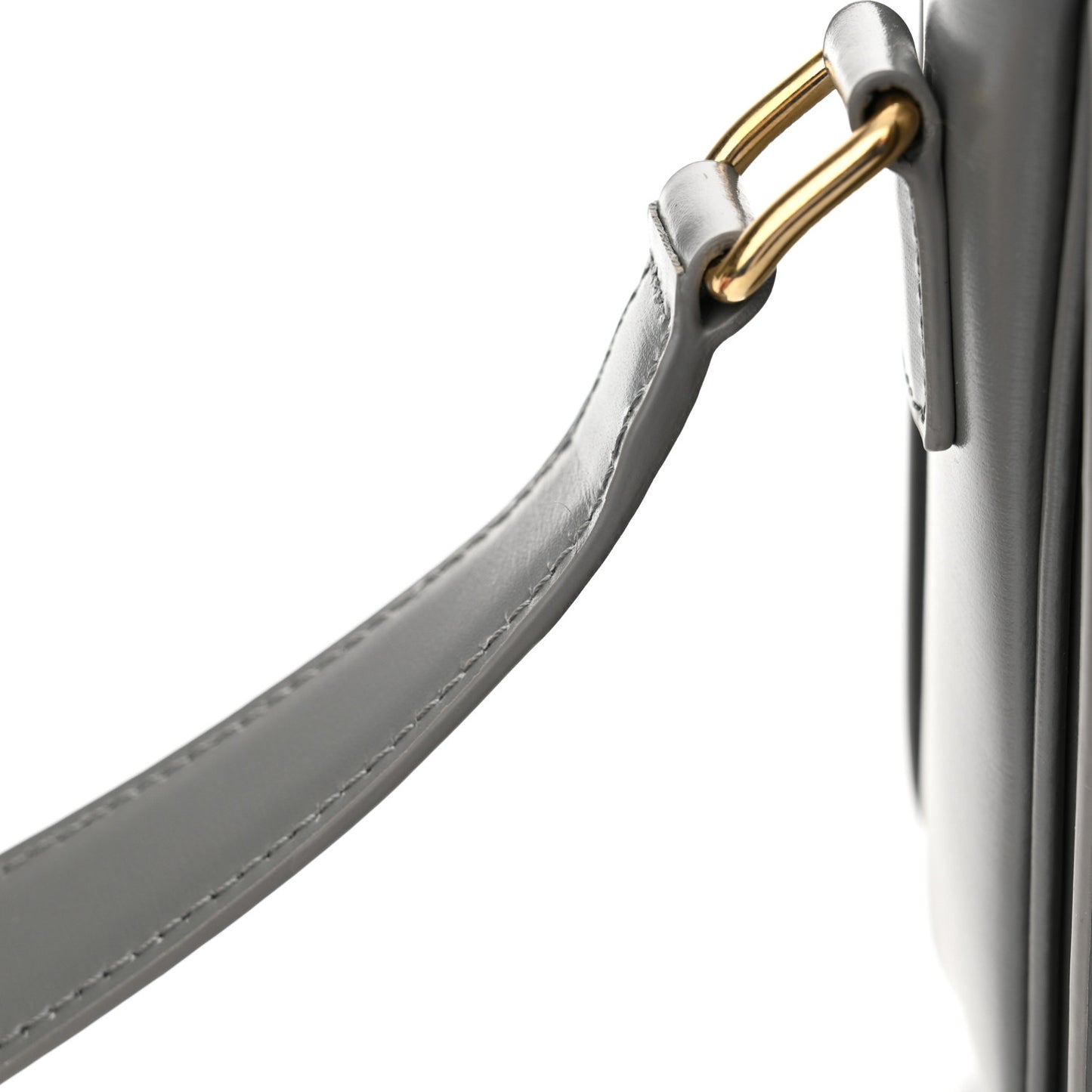 Shiny Calfskin Medium Triomphe Zinc