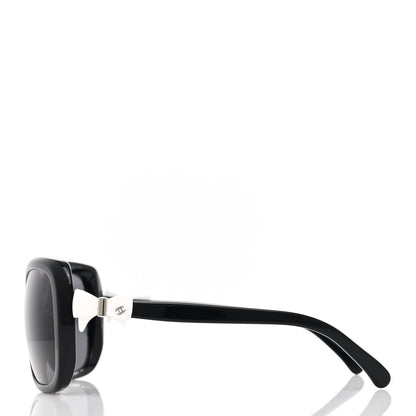 Chanel CC Bow Sunglasses 5171 Black White 3 of 7