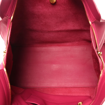 Saint Laurent Calfskin Large Classic Y Cabas Fuchsia 4 of 10